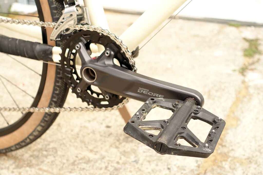 Rat bicycle crankset and derailleur